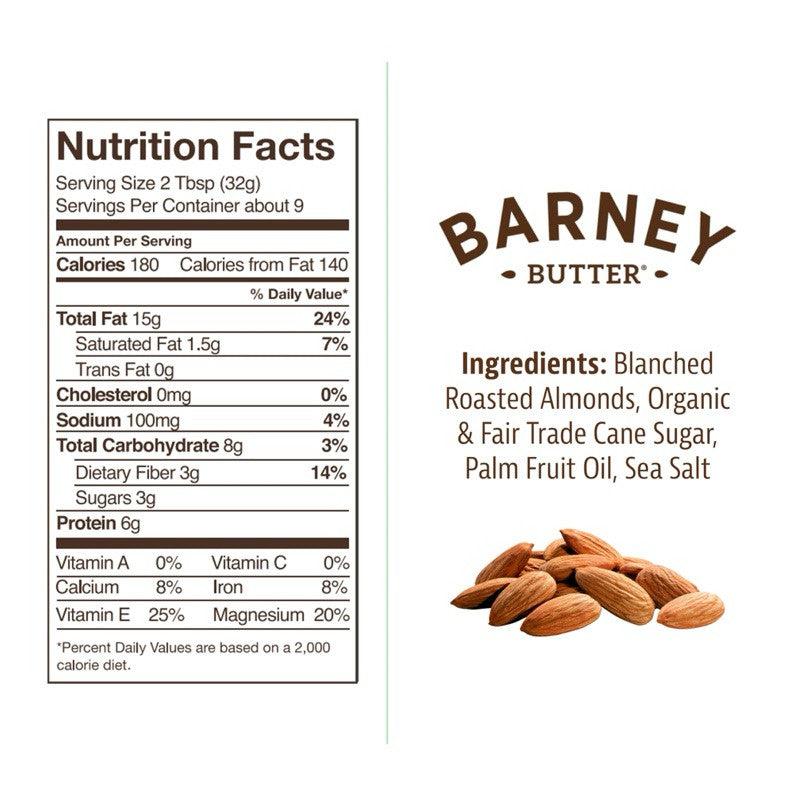 Barney Smooth Almond Butter 284g