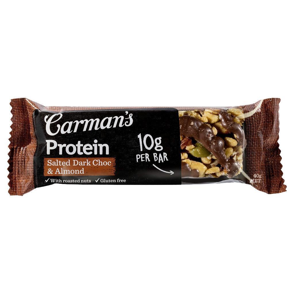 Carman's Salted Dark Choco and Almond Protein 5 Bars