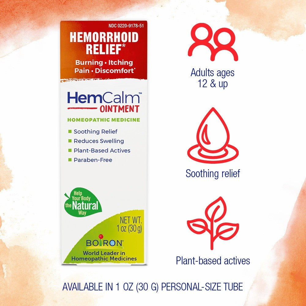 Boiron Hemorrhoid Relief HemCalm Ointment 30g