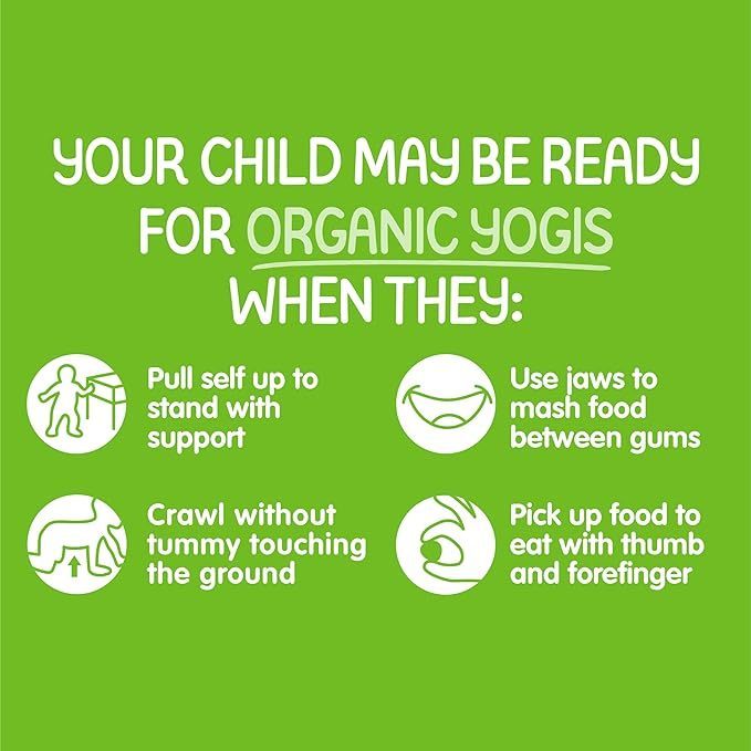 Happy Baby Organics Yogis, Freeze-Dried Yogurt & Fruit Snacks 28g