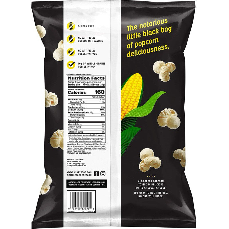 Smartfood Popcorn White Cheddar 155.9g