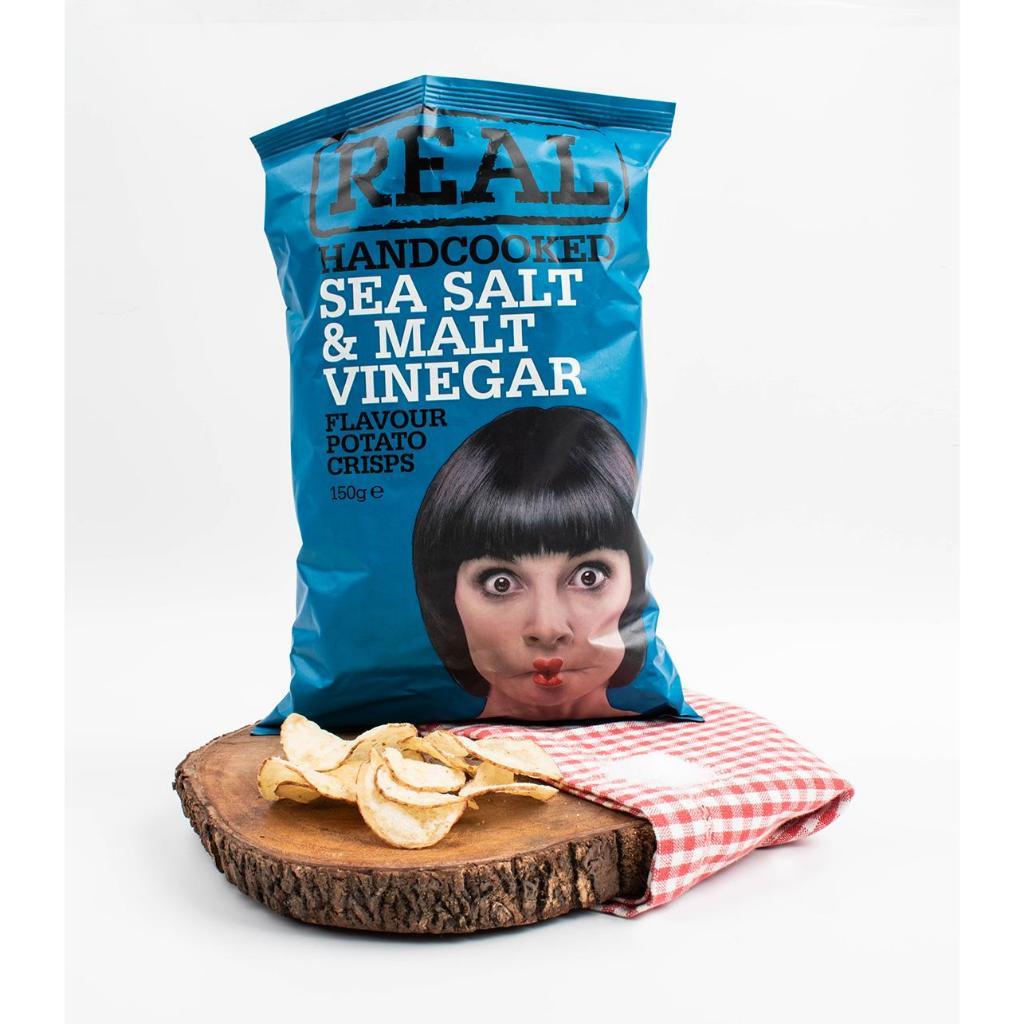 Real Hand Cooked Crisps 150g