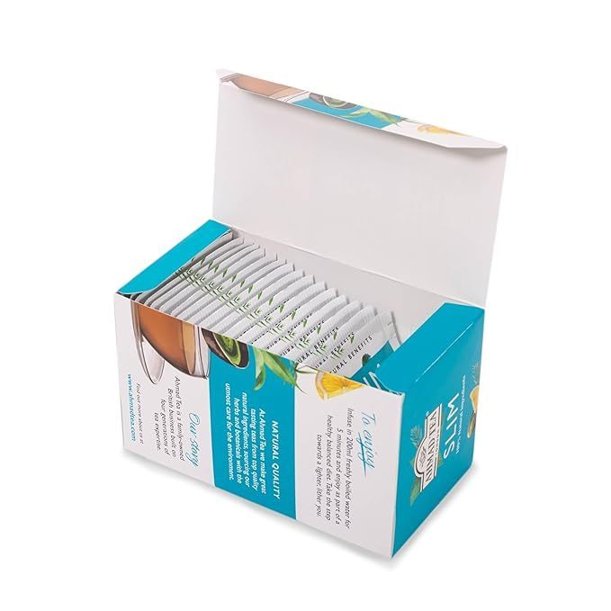 Ahmad Tea "Slim" Lemon, Mate & Matcha Green Tea, 20 Tea Bags