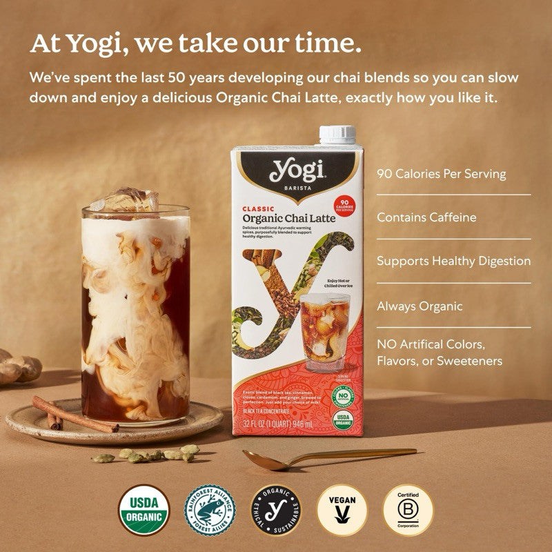 Yogi Classic Organic Chai Latte 946ml