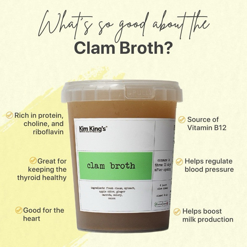 Kim King's Wellness Classic Clam Broth