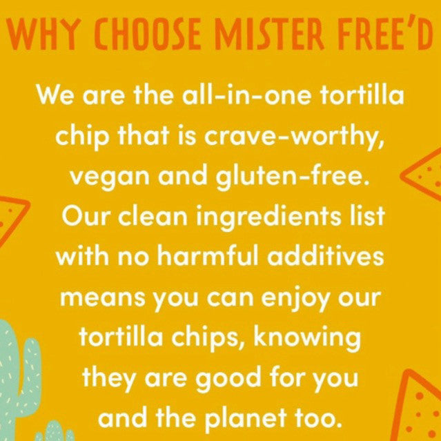 Mister Free’d Tortilla Chips 135g