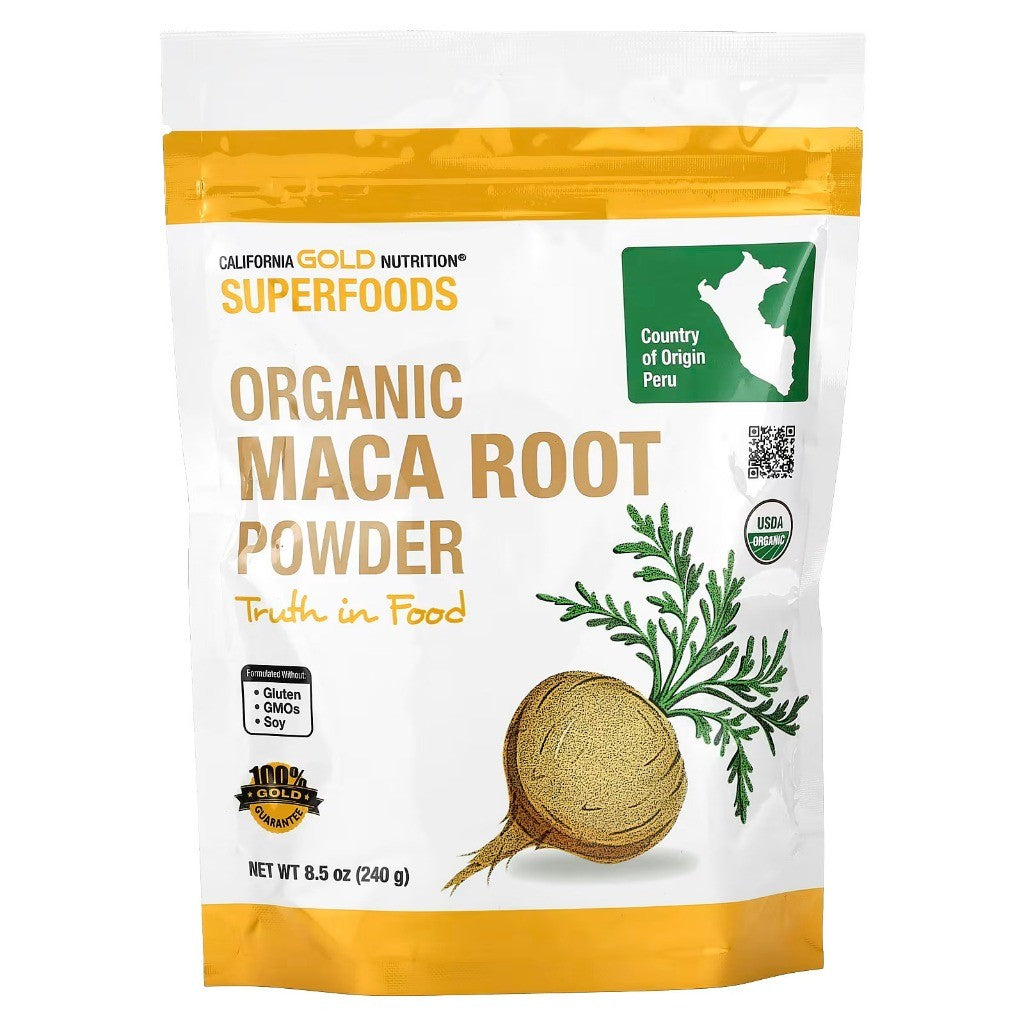 California Gold Nutrition Superfoods Organic Maca Root Powder 240g