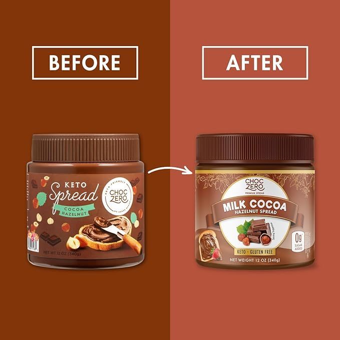 ChocZero Keto Milk Chocolate Hazelnut Spread 340g