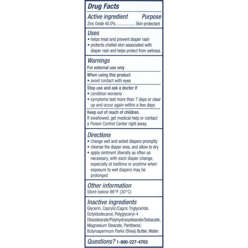 Aquaphor Baby Fast Relief Diaper Rash Paste 99g