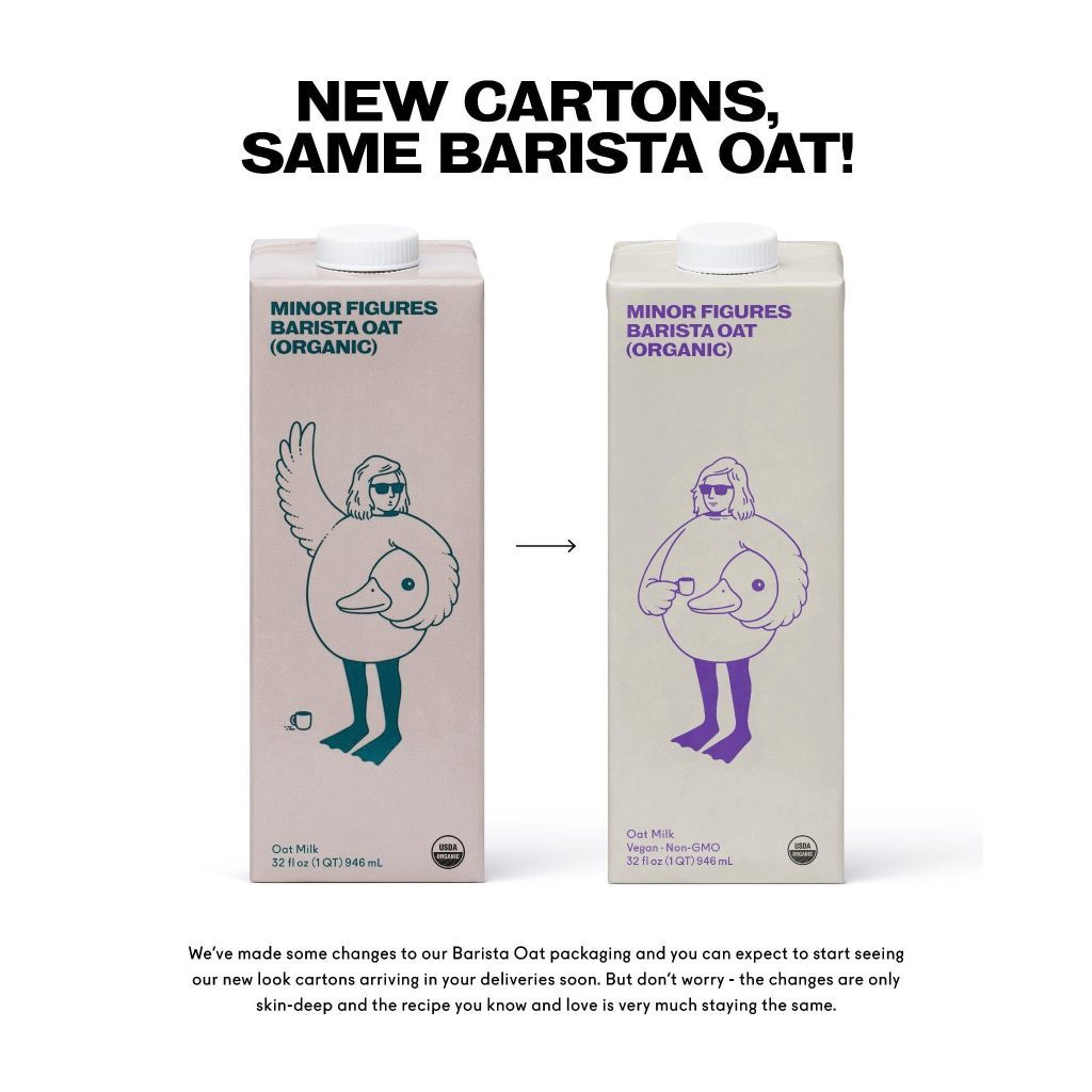Minor Figures Organic Barista Oat Milk 1L