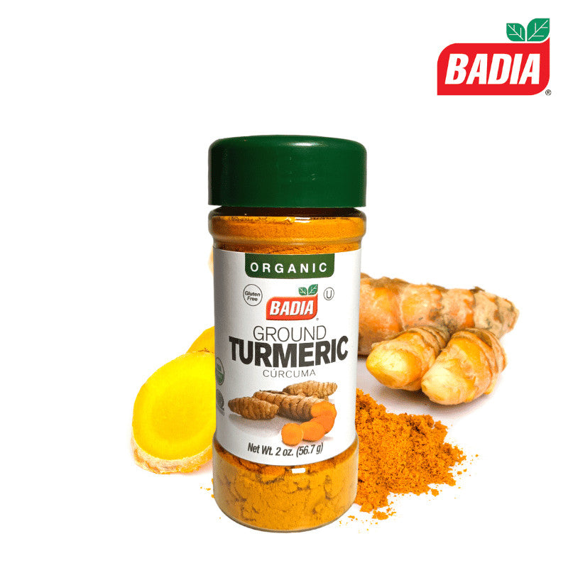 Badia Organic Ground Turmeric Spice - 56.7g