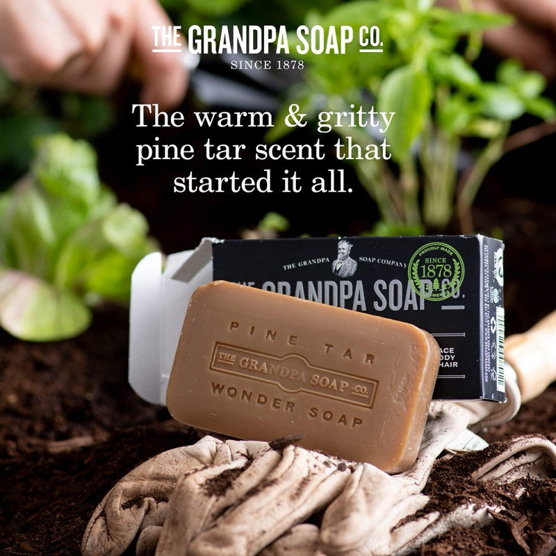 The Grandpa Soap Co. Pine Tar Wonder Soap 120g