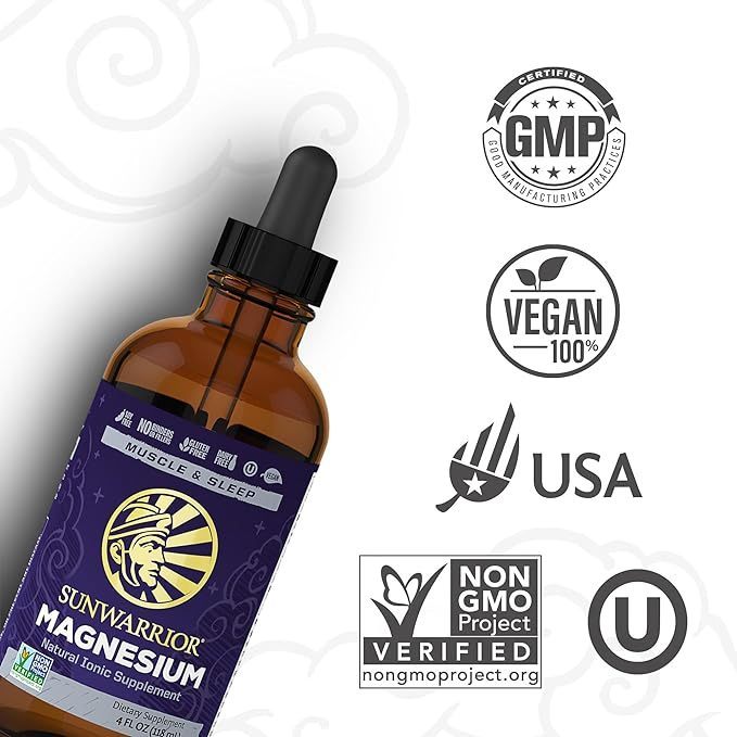 Sunwarrior Magnesium Natural Ionic Supplement 118ml