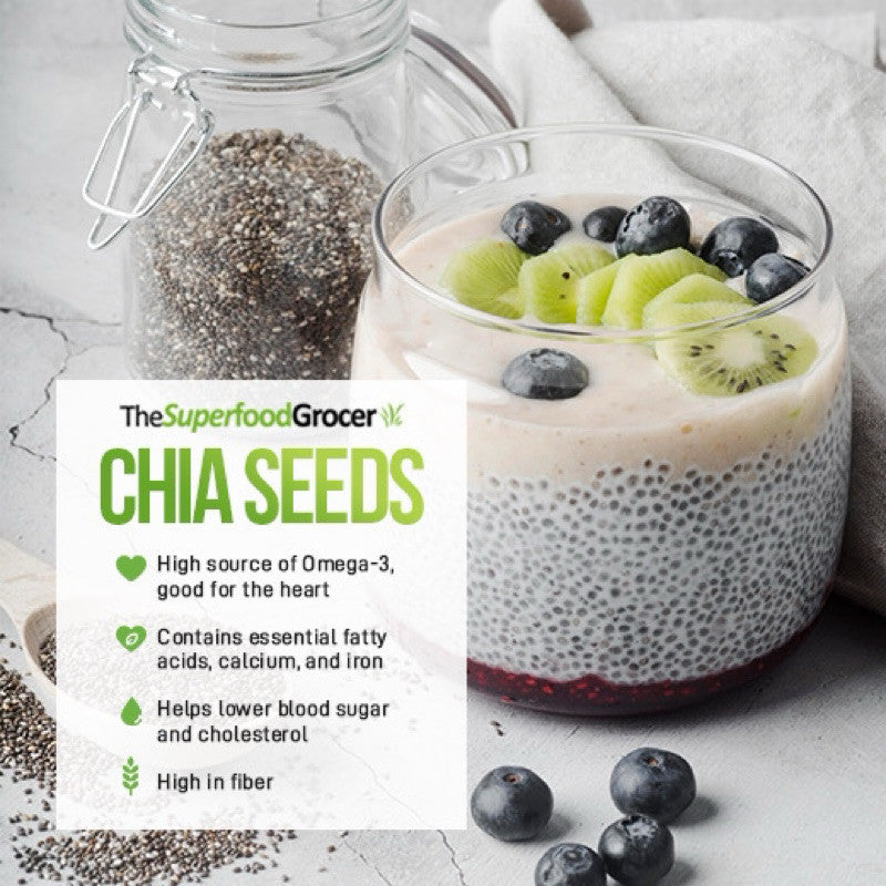 The Superfood Grocer Organic Chia Seeds