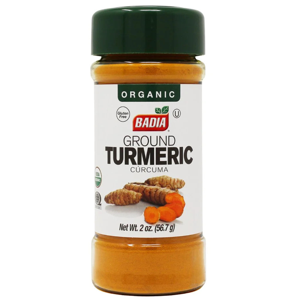Badia Organic Ground Turmeric Spice - 56.7g