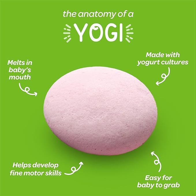 Happy Baby Organics Yogis, Freeze-Dried Yogurt & Fruit Snacks 28g