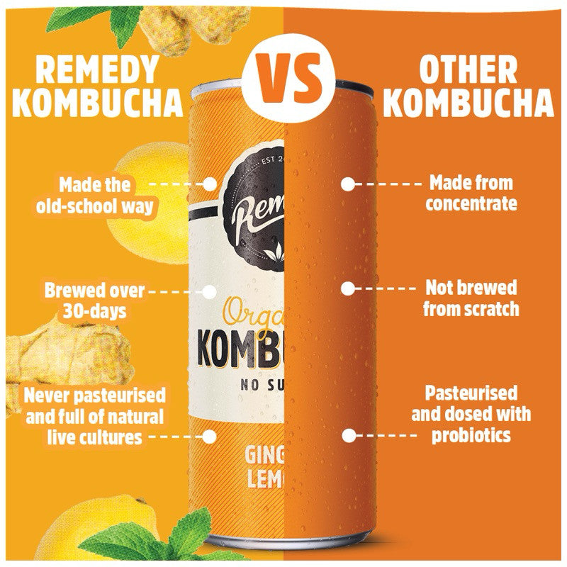 Remedy Organic Kombucha 250ml