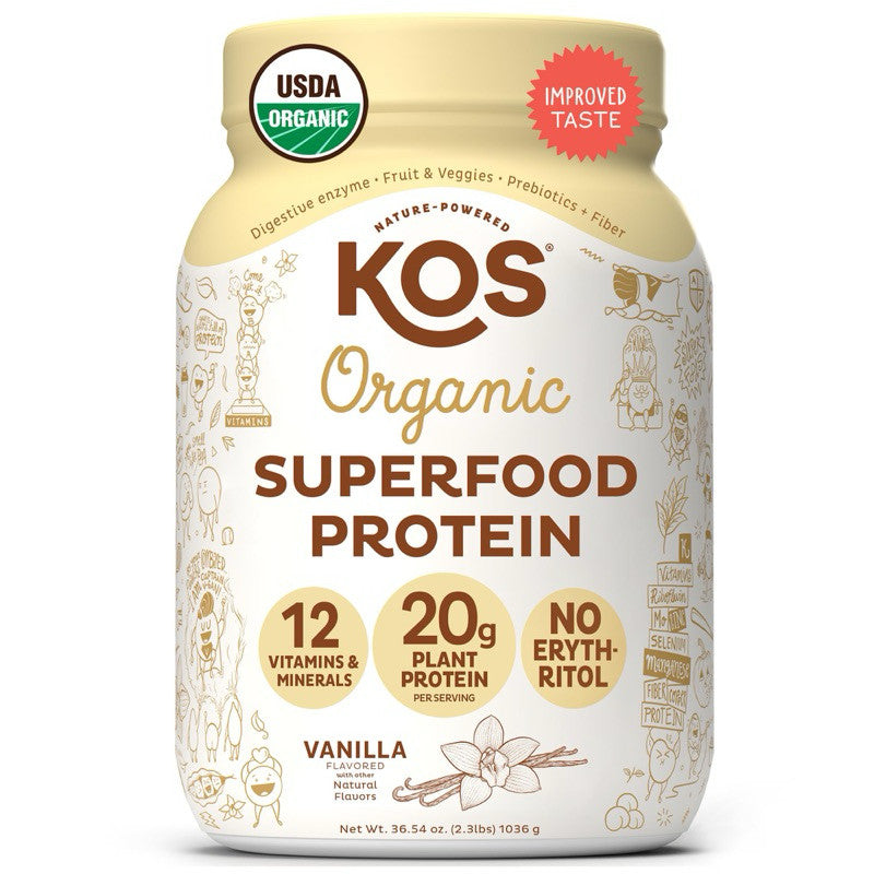 KOS Organic Vanilla Shake Plant Protein