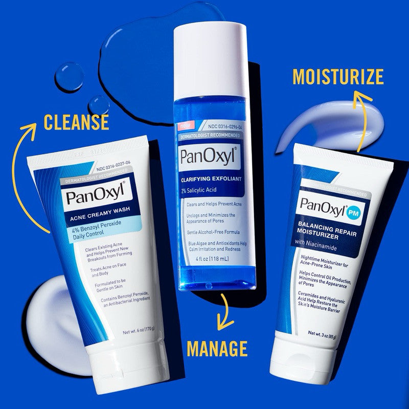 PanOxyl Clarifying Exfoliant, 2% Salicylic Acid 118ml