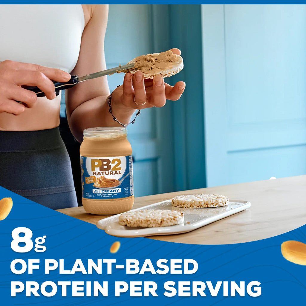 PB2 Natural Creamy Peanut Butter Spread 454g