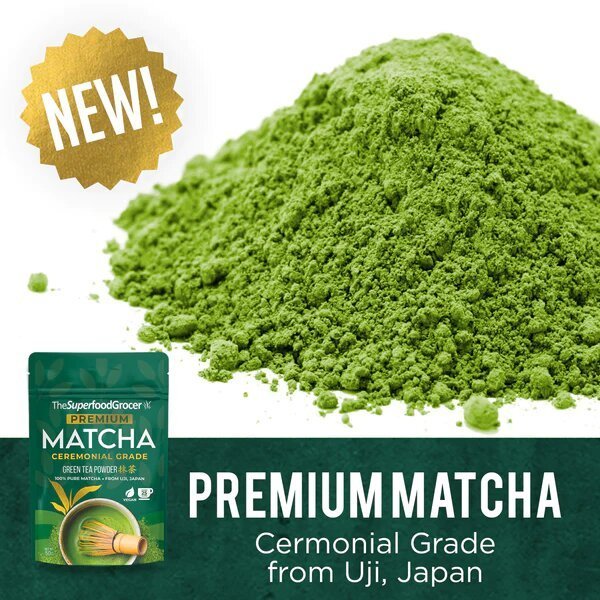 The Superfood Grocer Premium Ceremonial Grade Matcha Powder 30g
