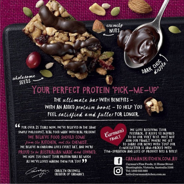 Carman’s Dark Choco & Cranberry Protein 200g