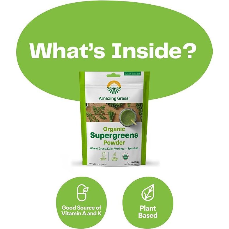 Amazing Grass Organic Supergreens Powder 150g