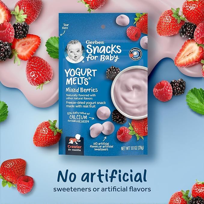 Gerber Baby Snacks Yogurt Melts 28g