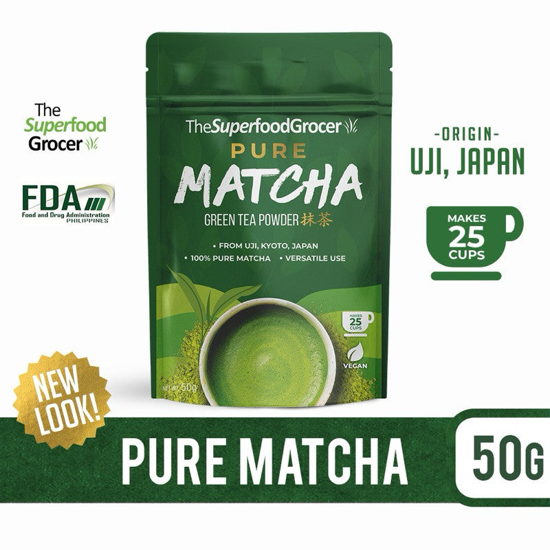 The Superfood Grocer Pure Uji Matcha Powder 50g