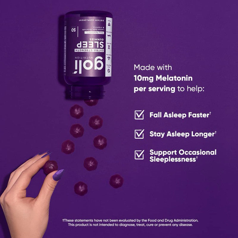Goli Extra-Strength Sleep, 50 Gummies
