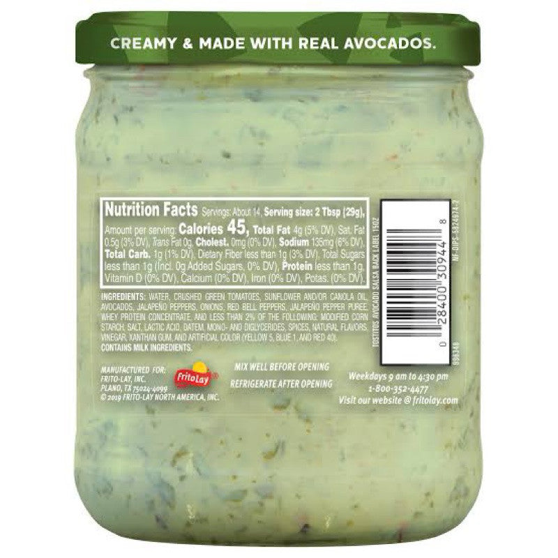 Tostitos Avocado Salsa 425.2g
