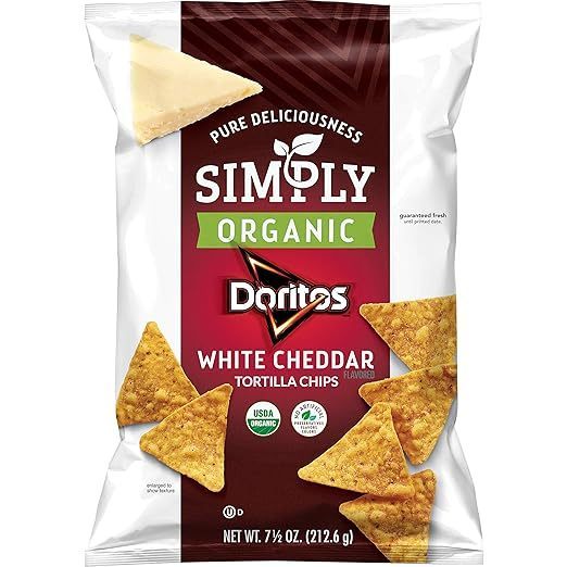 Simply Organic Doritos White Cheddar Tortilla Chips 212.6g