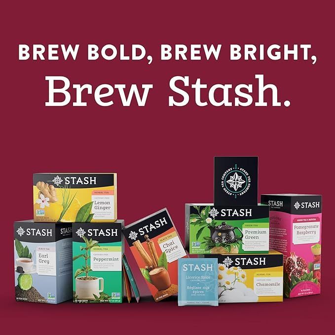 Stash Refreshing Peppermint Herbal Tea, 20 Tea Bags