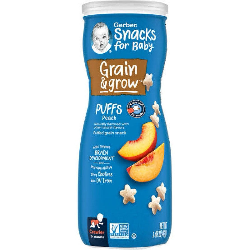 Gerber Peach Puffs 42g