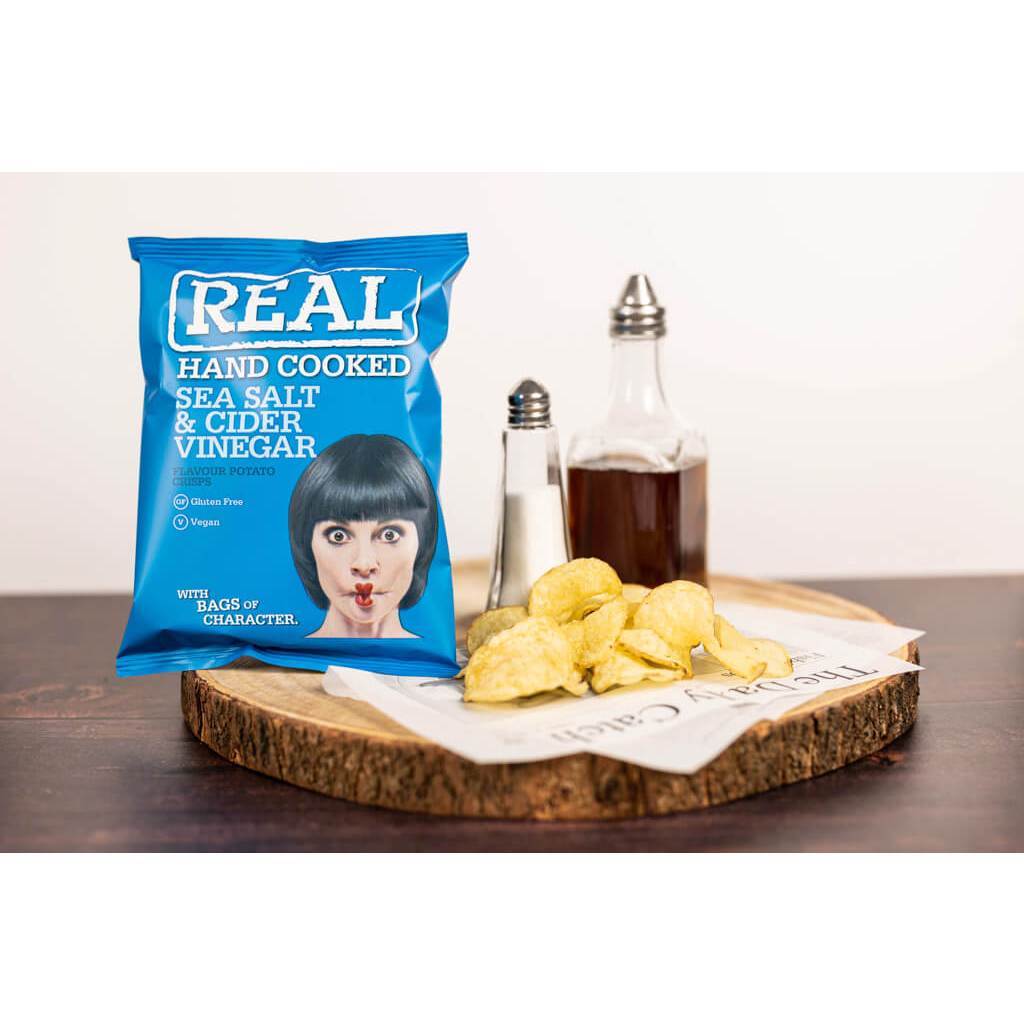 Real Hand Cooked Crisps 150g