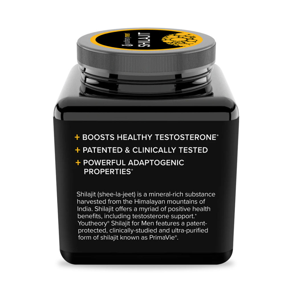 Youtheory Men Shilajit, 60 Vegan Capsules
