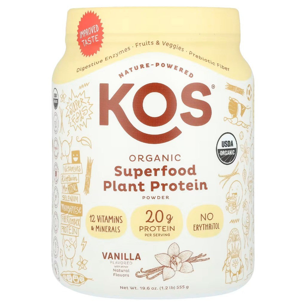 KOS Organic Vanilla Shake Plant Protein