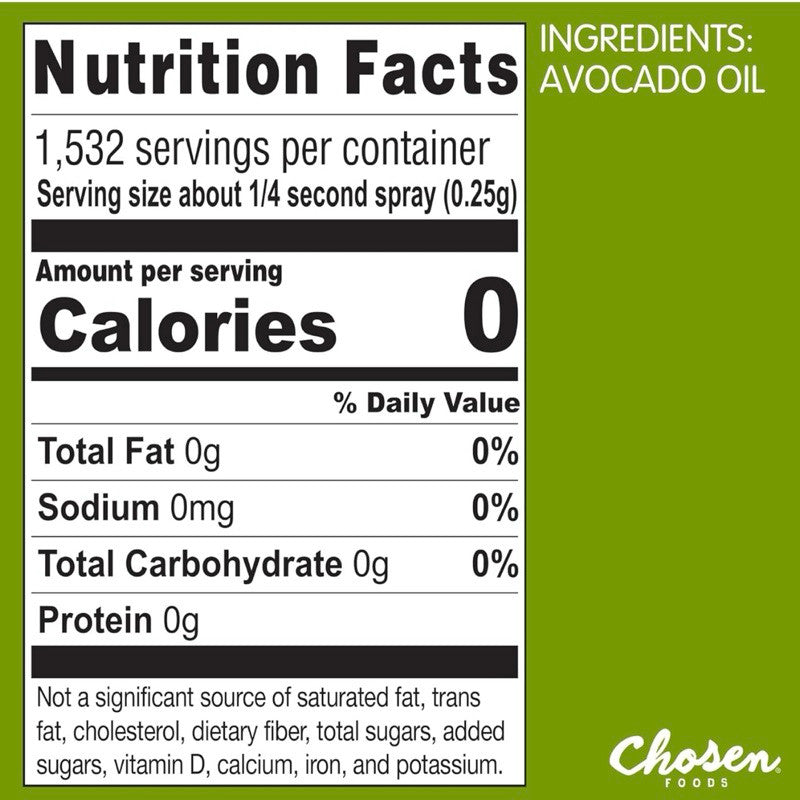 Chosen Foods Pure Avocado Oil Spray