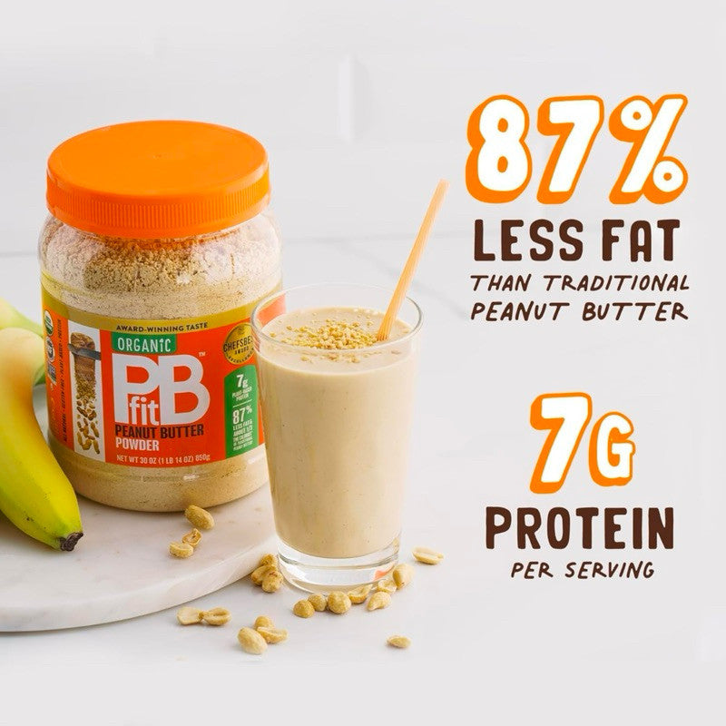 PBfit Organic Roasted Peanut Butter Powder 850g
