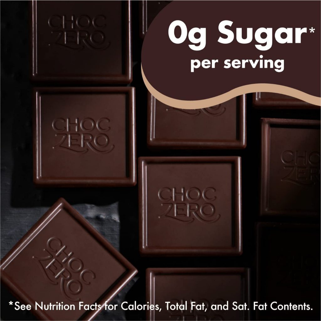 ChocZero Premium Keto Chocolate Bark & Squares 90g
