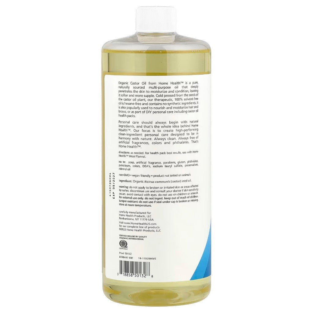 Home Health Organic Castor Oil 946 ml