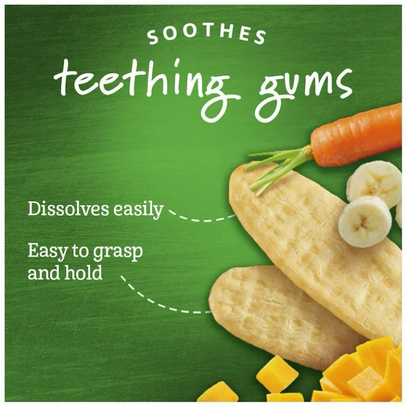 Gerber Organic Mango Banana Carrot Teethers 48g