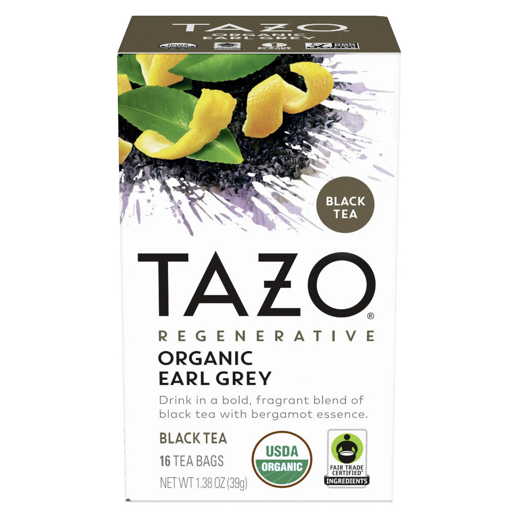 Tazo Tea Organic Black Tea, 16 Tea Bags