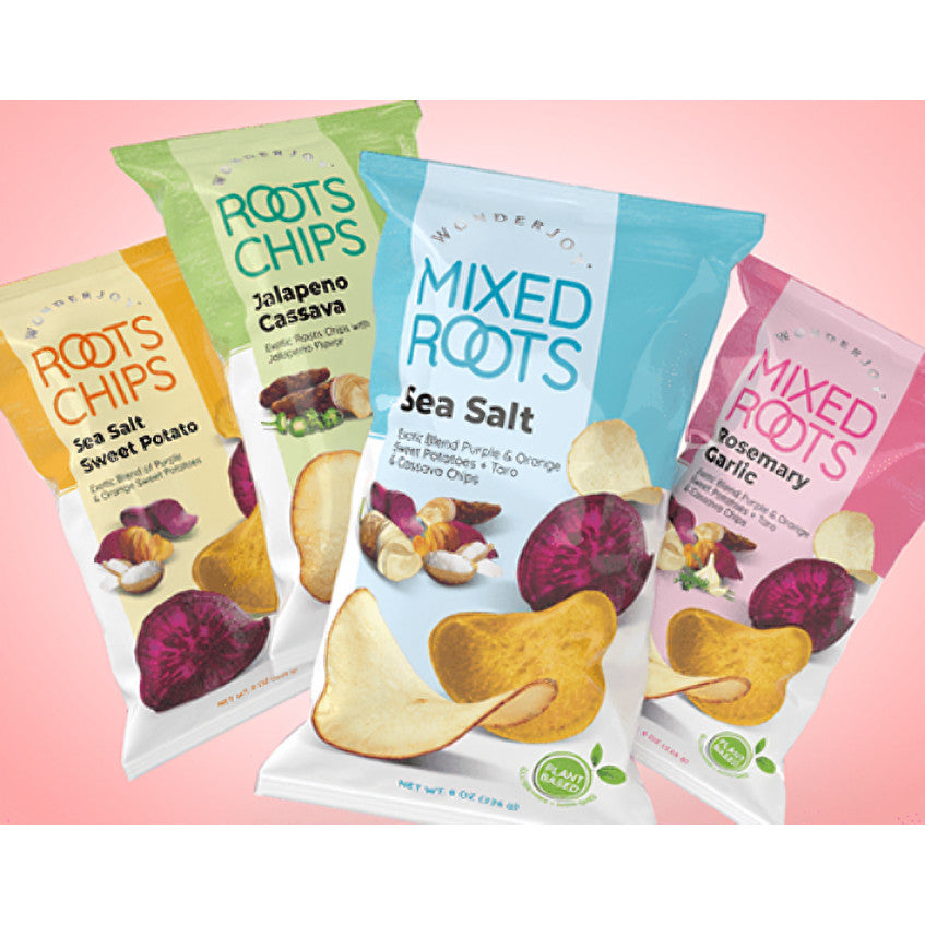 Wonder Joy Rosemary Garlic Mixed Roots Chips 226g