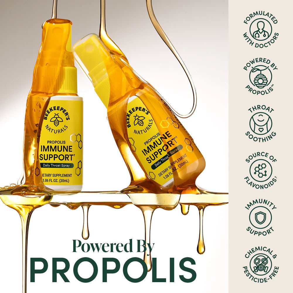Beekeeper's Naturals Propolis Immune Support Throat Spray 15ml