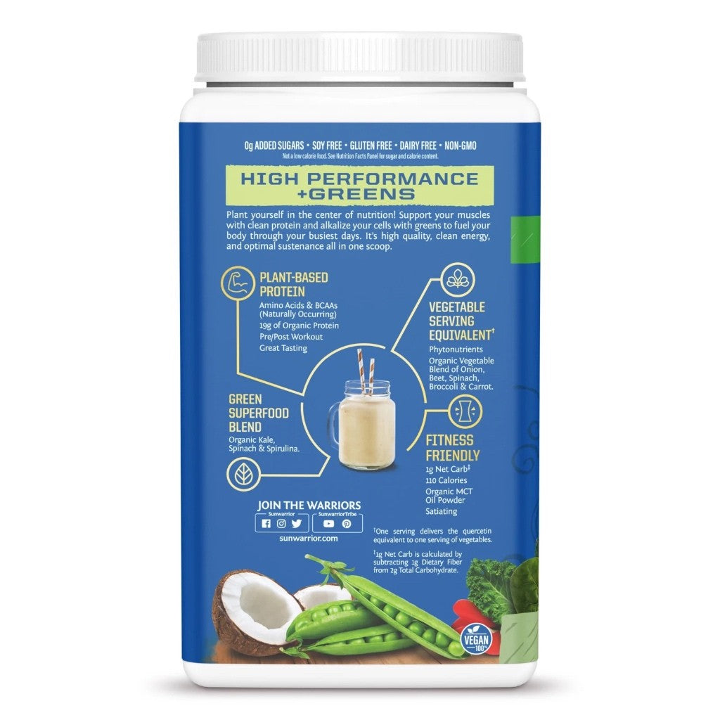 Sunwarrior Unflavored Warrior Blend Protein + Greens 750g