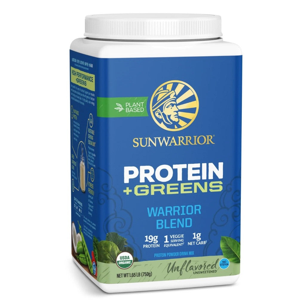 Sunwarrior Unflavored Warrior Blend Protein + Greens 750g