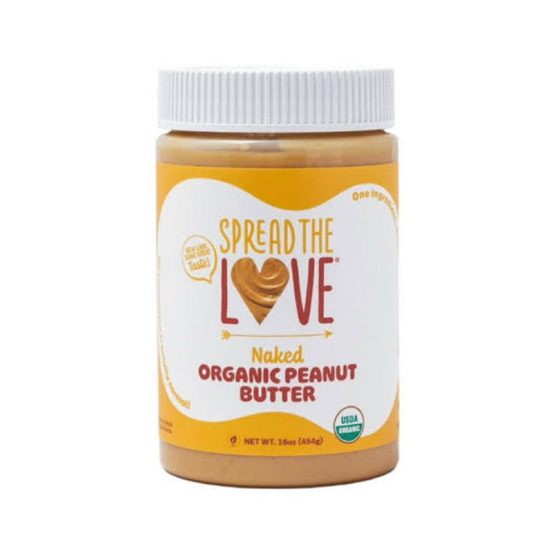 Spread the Love Naked Organic Peanut Butter 454g