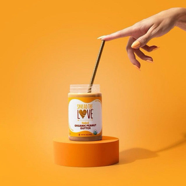Spread the Love Naked Organic Peanut Butter 454g