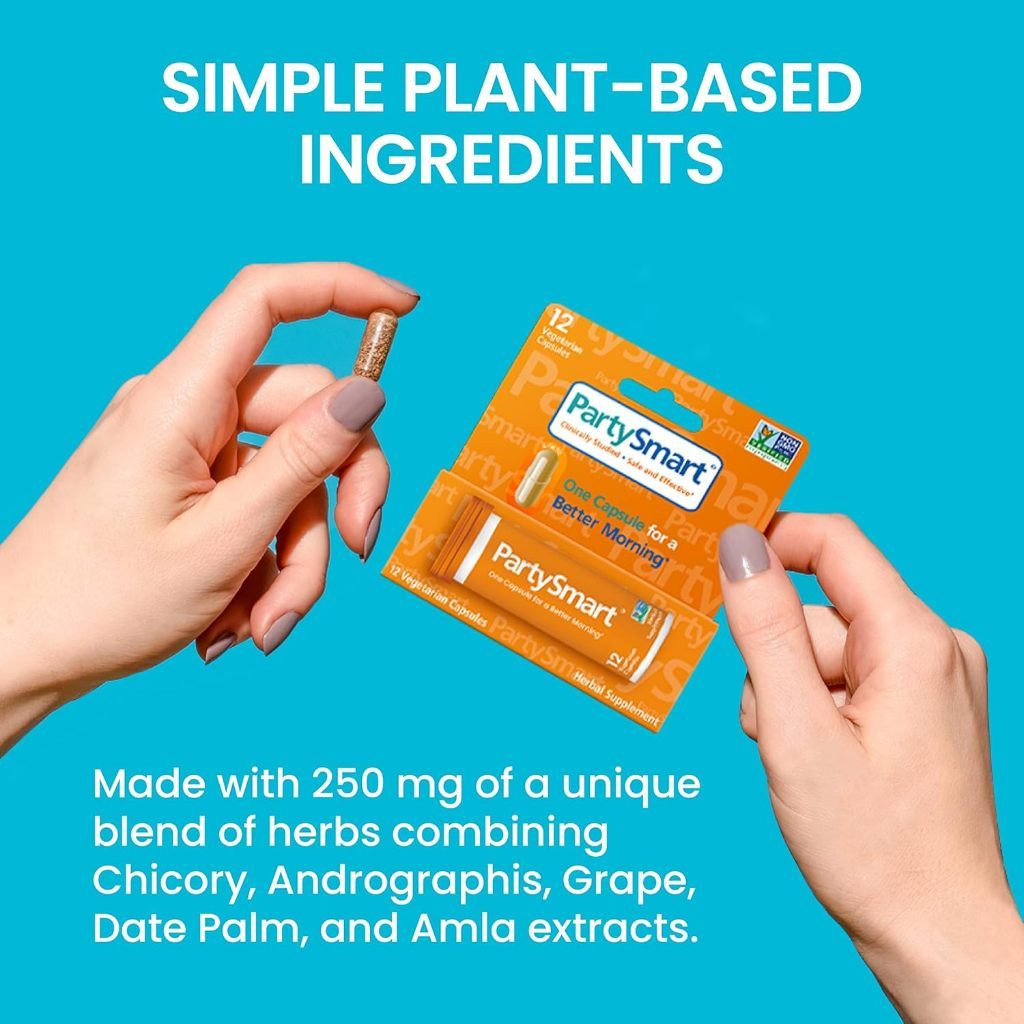 Himalaya PartySmart Capsule, 12 Capsules
